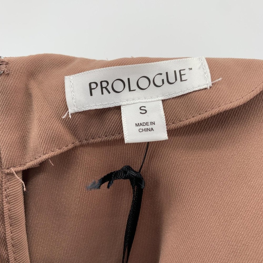 NWT Prologue Brown Cap Sleeve Ankle Jumpsuit Size Small - Picture 5 of 6